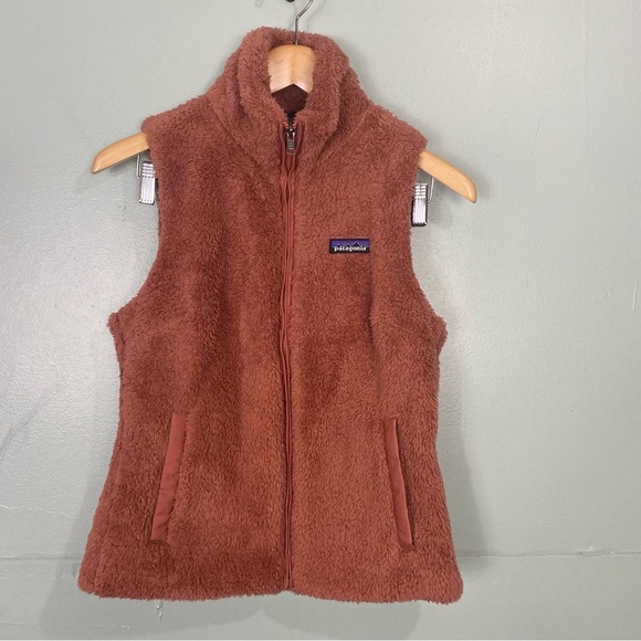 Patagonia Los Gatos Sherpa Vest Zip Up Pink Sz‎ S - Picture 1 of 5